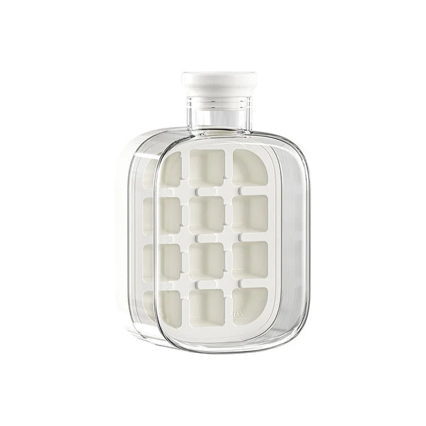 500ML Ice Cube Maker Silicone Ice Cube Mold with Lids Large-Capacity Ice Trays Food Grade Ice Maker Iced Cocktail Freeze Tools